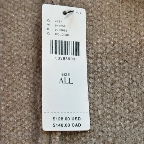 Anthropologie Pilcro Cozy Neutral With a Subtle Sparkle Pocket Cardigan Sweater - Picture 11 of 12